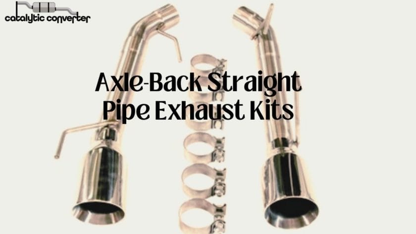 Axle-Back Straight Pipe Exhaust Kits
