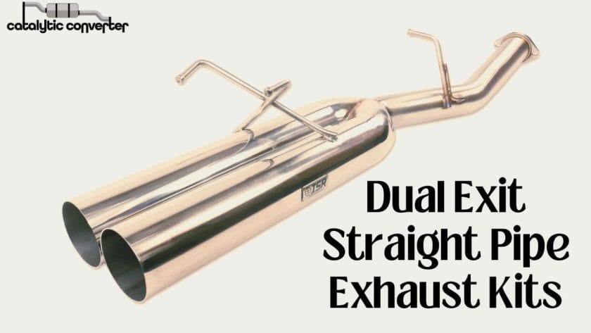 Dual Exit Straight Pipe Exhaust Kits