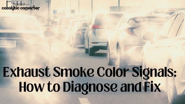 Exhaust Smoke Color Signals: How To Diagnose And Fix