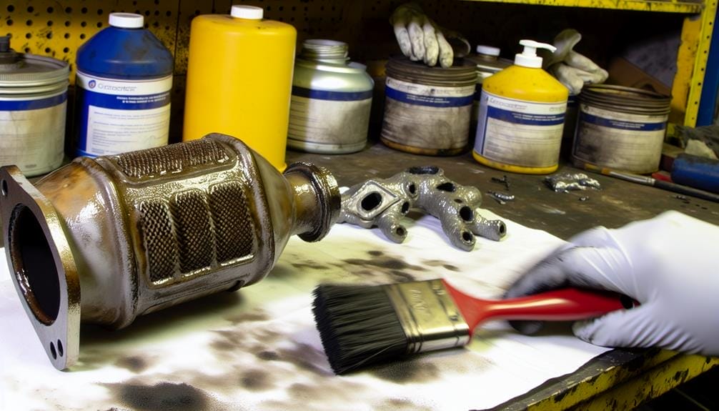 cleaning catalytic converter tips