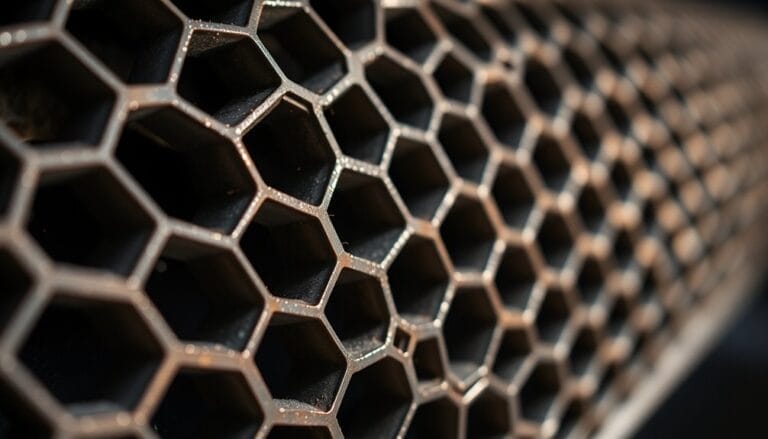 honeycomb structure in catalytic