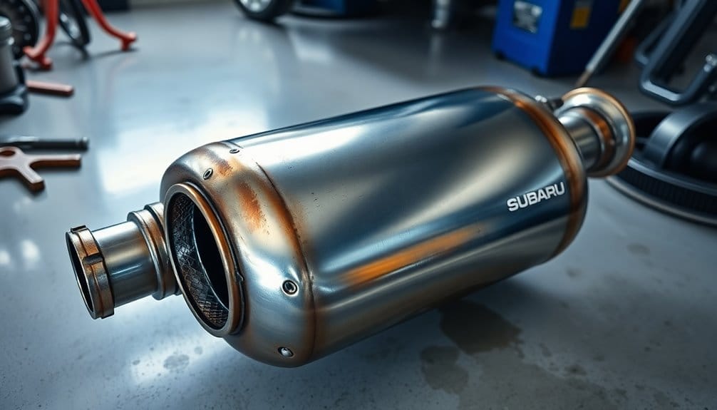 subaru exhaust emissions component